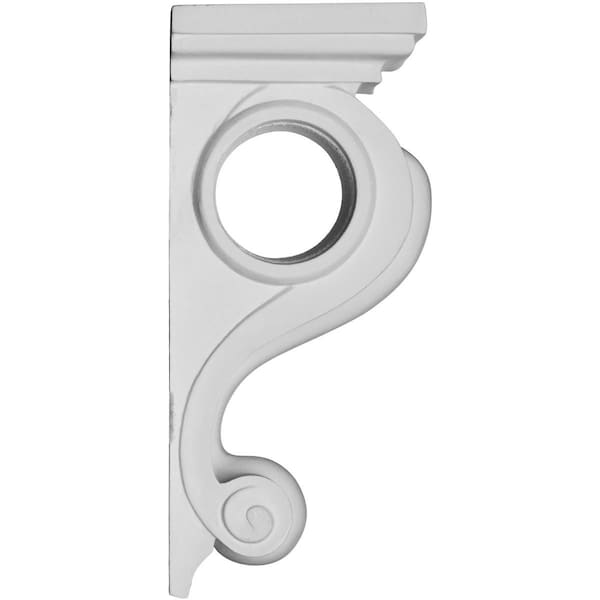 Ekena Millwork 5 1/8"W x 3 3/4"D x 8 7/8"H Lisbon Corbel - COR05X04X09LI
