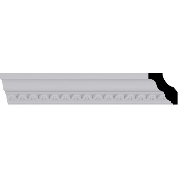 Ekena Millwork 1 1/2"H x 1 3/8"P x 2"F x 94 1/2"L Emery Crown Moulding - MLD02X01X02EM