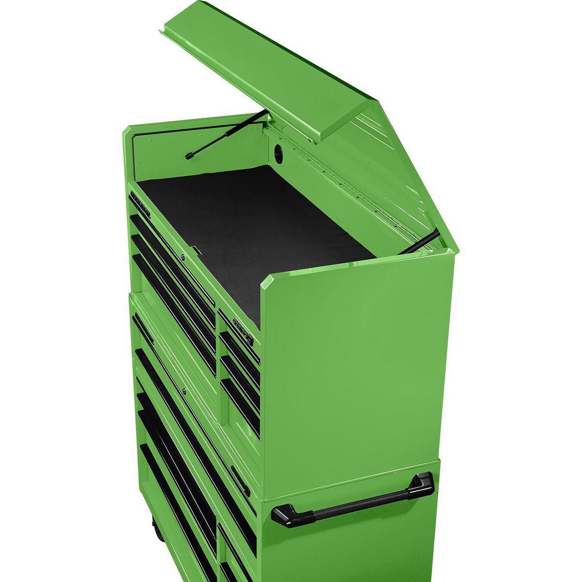 General de EE. UU. 56 pulgadas x 22 pulgadas. Gabinete superior, Serie 3, Verde - 70389