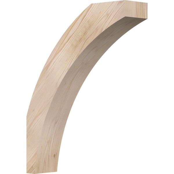 Ekena Millwork 5 1/2"W x 22"D x 28"H Thorton Smooth Knee Brace, Douglas Fir - BRC06X22X28THR00SDF
