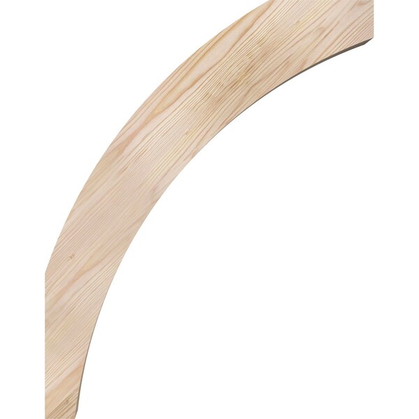 Ekena Millwork 5 1/2"W x 22"D x 28"H Thorton Smooth Knee Brace, Douglas Fir - BRC06X22X28THR00SDF