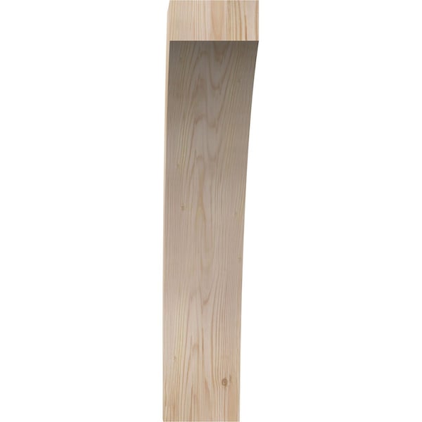 Ekena Millwork 5 1/2"W x 22"D x 28"H Thorton Smooth Knee Brace, Douglas Fir - BRC06X22X28THR00SDF