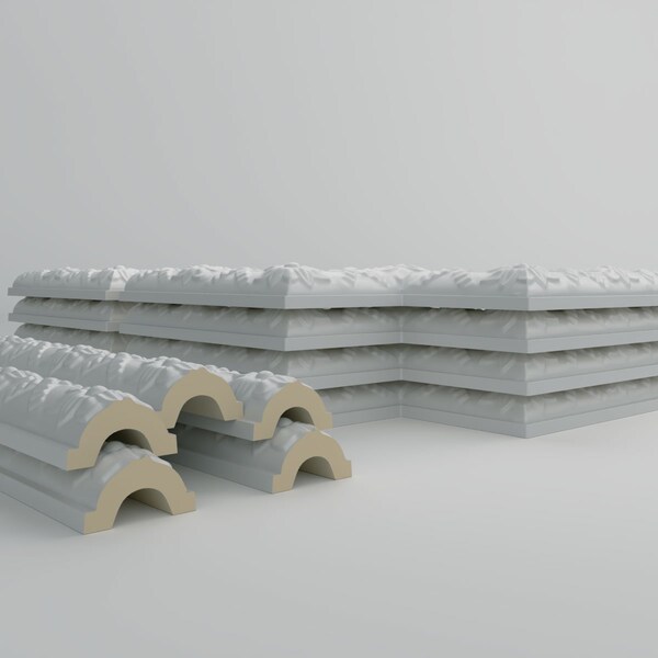 Ekena Millwork 28-in. W x 72-in. H Sellek Panel Moulding Kit Double Panel - PMLKSK28X72B
