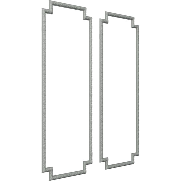 Ekena Millwork 28-in. W x 72-in. H Sellek Panel Moulding Kit Double Panel - PMLKSK28X72B