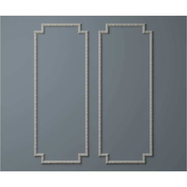 Ekena Millwork 28-in. W x 72-in. H Sellek Panel Moulding Kit Double Panel - PMLKSK28X72B