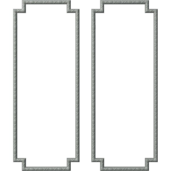 Ekena Millwork 28-in. W x 72-in. H Sellek Panel Moulding Kit Double Panel - PMLKSK28X72B