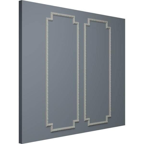 Ekena Millwork 28-in. W x 72-in. H Sellek Panel Moulding Kit Double Panel - PMLKSK28X72B