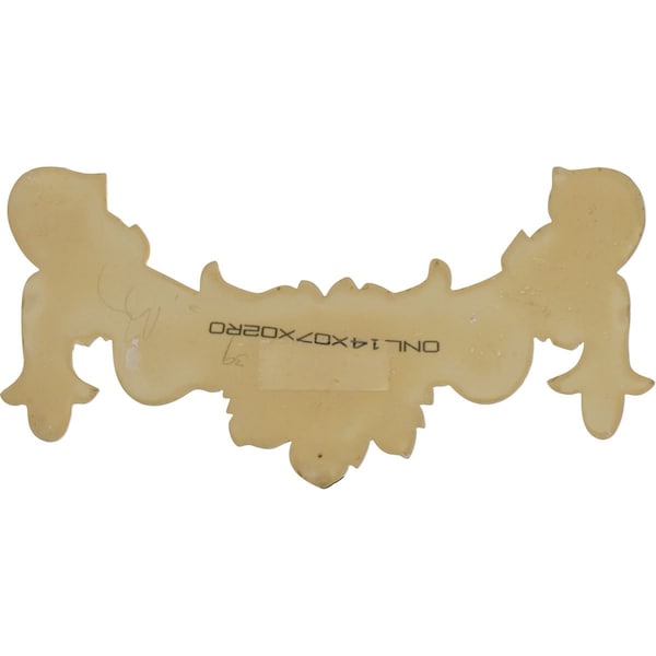 Ekena Millwork 14 1/4"W x 7"H x 2"P Rose Swag Onlay - ONL14X07X02RO