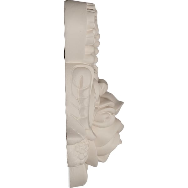 Ekena Millwork 14 1/4"W x 7"H x 2"P Rose Swag Onlay - ONL14X07X02RO