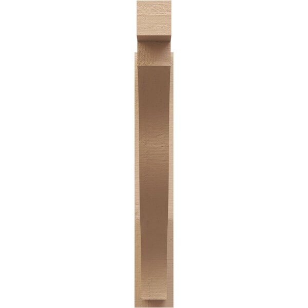 Ekena Millwork 5 1/2-in W x 36-in D x 36-in H Funston Block Rough Cedar Woodgrain TimberThane Outlooker, Primed Tan - OUTUR055X36X36FST44RCPR