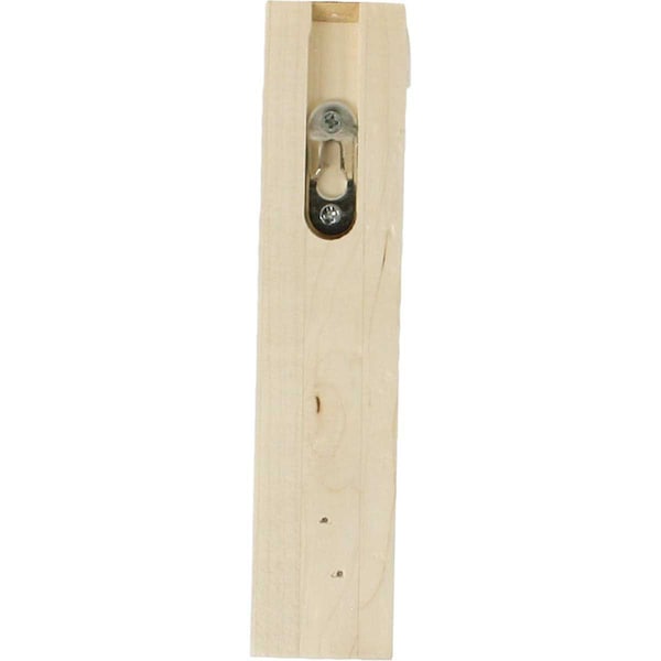 Ekena Millwork 1 1/2"W x 7"D x 7"H Andrea Wagon Wheel Bracket, Alder - BKT01X07X07ADAL
