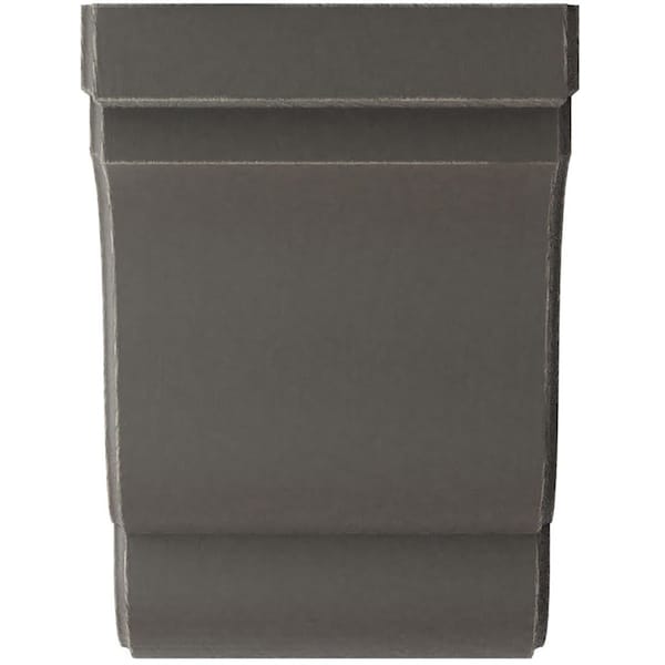 Ekena Millwork 5 1/4"W x 5"D x 7 1/2"H Bedford Wood Vintage Decor Bracket, Reclaimed Grey - BKTWD05X05X08BEGY