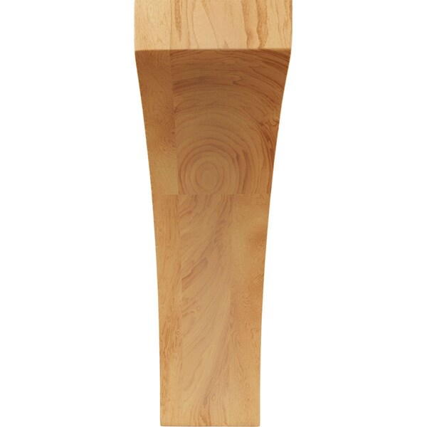 Ekena Millwork 3"W x 6 1/2"D x 10"H Large Lawson Wood Corbel, Red Oak - CORW03X06X10LWRO