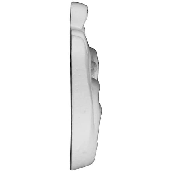 Ekena Millwork 3 5/8"W x 6 3/8"H x 5/8"P Medway Scroll Onlay, Left - ONL04X06X01ME-L
