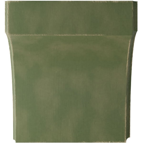 Ekena Millwork 5 1/4"W x 4"D x 6"H Clarksville Wood Vintage Decor Bracket, Restoration Green - BKTWD05X04X06CVGR