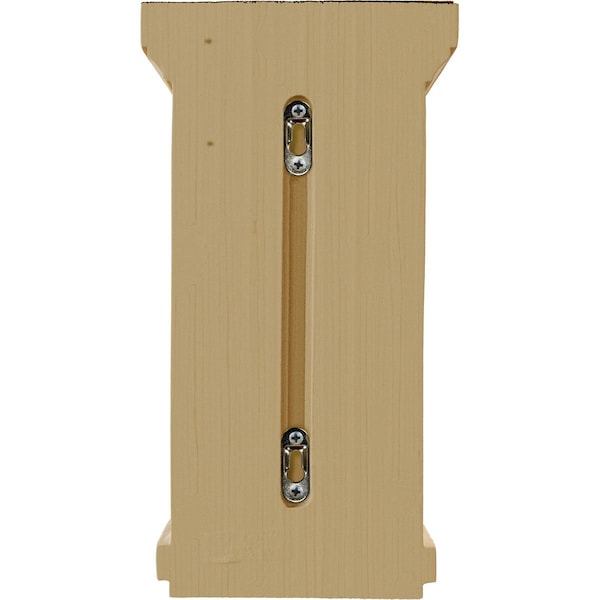Ekena Millwork 7"W x 7 1/2"D x 13"H Fluted Corbel, Alder - COR07X07X13FLAL