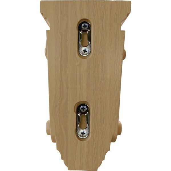 Ekena Millwork 4"W x 2 1/2"D x 7 1/2"H Cole Pilaster Wood Corbel, Cherry - CORW04X02X07COCH