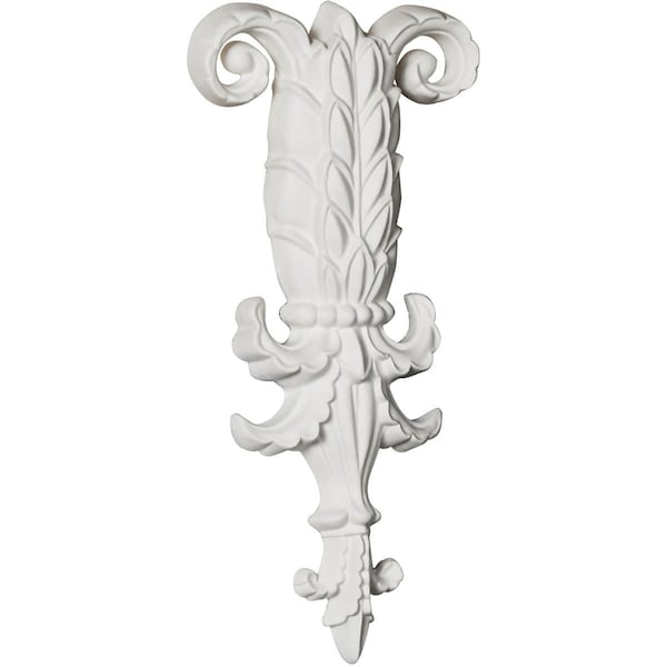 Ekena Millwork 4 1/2"W x 9 1/8"H x 7/8"P Ashley Onlay - ONL05X09X01AS