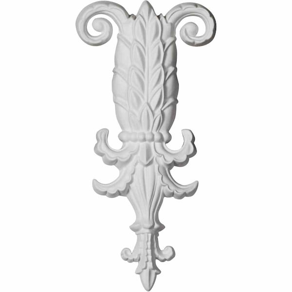 Ekena Millwork 4 1/2"W x 9 1/8"H x 7/8"P Ashley Onlay - ONL05X09X01AS