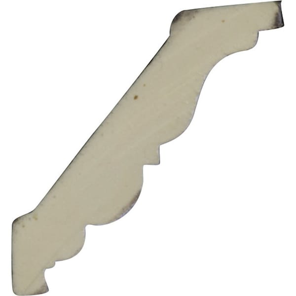 Ekena Millwork SAMPLE - 1 7/8"H x 1 7/8"P x 2 3/4"F x 12"L, (1" Repeat) Classic Roped Crown Moulding - SAMPLE-MLD01X01X02CL