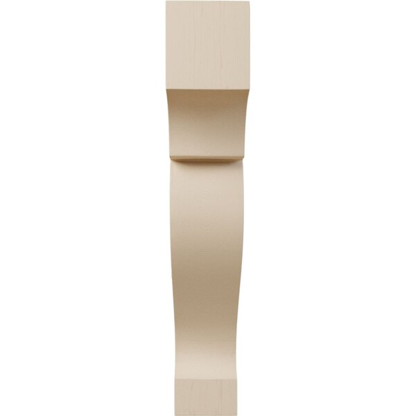 Ekena Millwork 1 3/4"W x 5"D x 10"H Extra Large Dearborn Wood Corbel, Alder - CORW02X10X05DRAL
