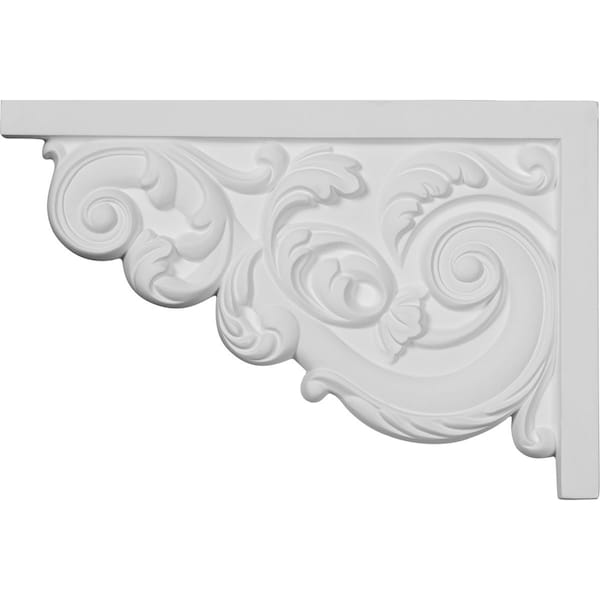 Ekena Millwork 11 3/8"W x 7 5/8"H x 5/8"D Large Ashford Stair Bracket, Left - SB11X07AS-L
