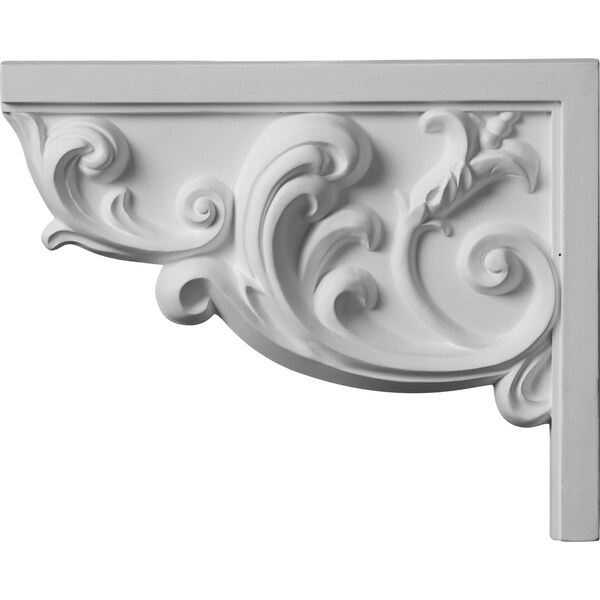 Ekena Millwork 9"W x 7"H x 3/4"D Aberdeen Stair Bracket, Left - SB09X07AB-L