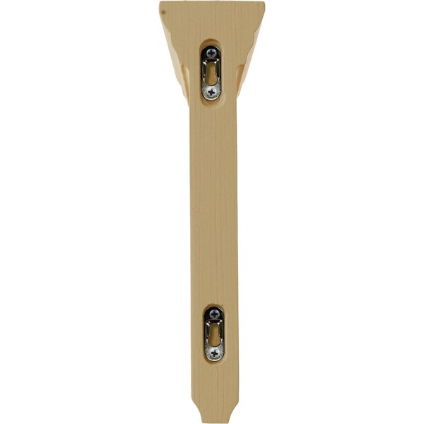 Ekena Millwork 3"W x 6 1/2"D x 12"H Large Rojas Wood Corbel, Alder - CORW03X06X12RJAL