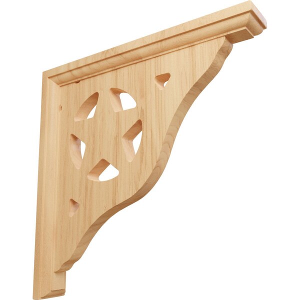 Ekena Millwork 1 1/2"W x 10"D x 10"H Austin Bracket, Red Oak - BKT01X10X10AURO