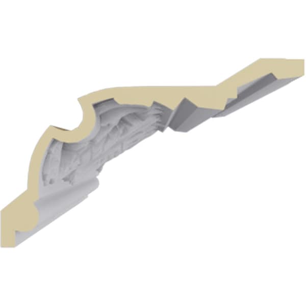 Ekena Millwork 4 1/2"H x 7 1/4"P x 8 1/2"F x 94 1/2"L Piedmont Moulding - MLD04X07X08PE