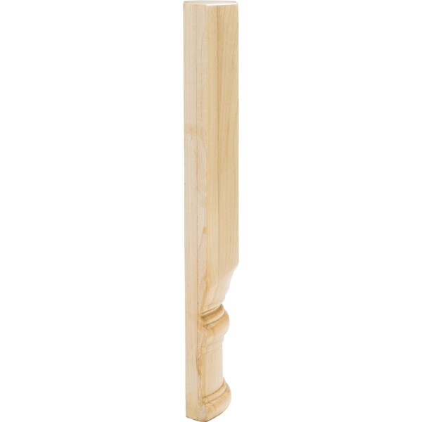 Hardware Resources Alder, 9-7/8" H, 2-7/8" W, Unfinished - TB1A-ALD