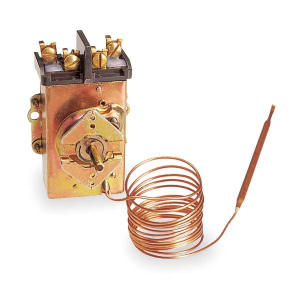 Vulcan Bulb Thermostat, Open on Rise, 60 Degrees to 250 Degrees F, DPST, 120 to 480V AC - N15/3015-2