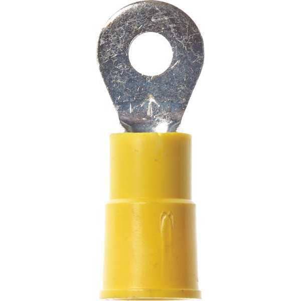 Terminal de anillo de vinilo de 12-10 AWG para perno #10 - Paquete de 50