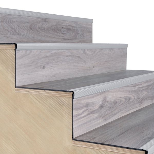 M-D Building Products Aluminum, Silver, 96 in L, 1.12 in W - 43742