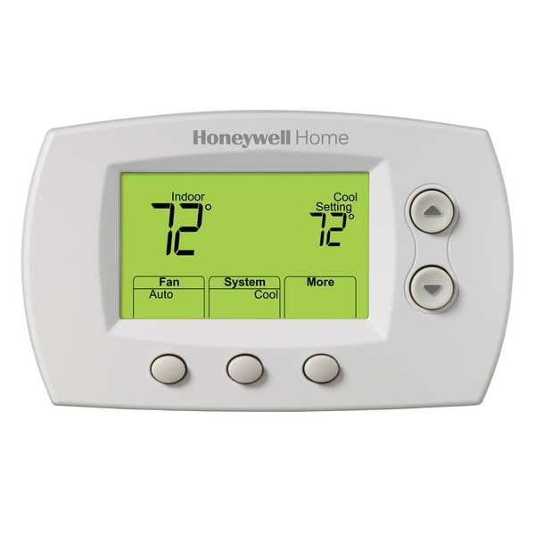 Honeywell Home Wireless Thermostat, 3 Heat Pump or 2 Conventional H, 2 C, Battery, 20/30VAC - TH5320R1002