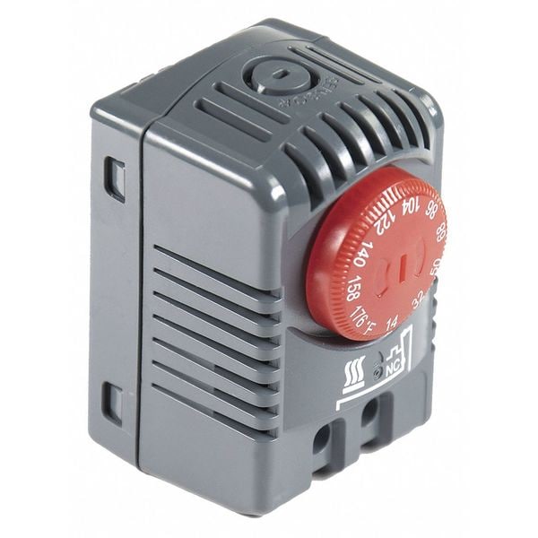 Wiegmann Thermostat, 2-23/64" H, 1-35/64" W, Gray - TANC14176F