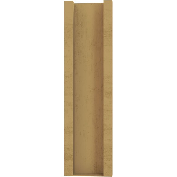 Ekena Millwork 5 1/2-in W x 20-in D x 20-in H Balboa Block Rough Cedar Woodgrain TimberThane Outlooker, Primed Tan - OUTUR055X20X20BOA44RCPR