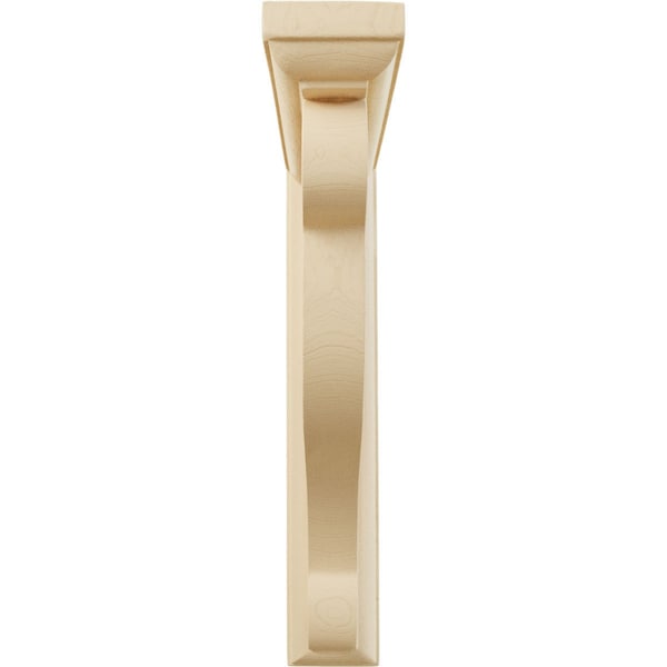 Ekena Millwork 1 1/2"W x 6"D x 8 1/2"H Bulwark Bracket, Maple - BKT01X06X08BUMA