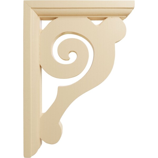 Ekena Millwork 1 1/2"W x 6"D x 8 1/2"H Bulwark Bracket, Maple - BKT01X06X08BUMA