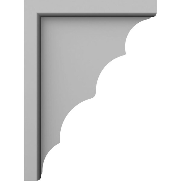 Ekena Millwork 3"W x 7 5/8"D x 10 5/8"H Traditional Bracket - BKT03X07X10TR