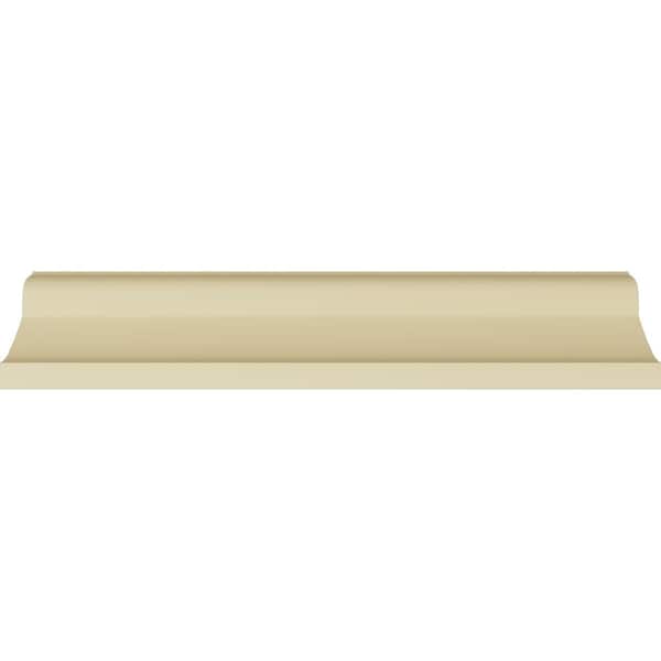 Ekena Millwork 3 3/8"H x 3 3/8"P x 4 3/4"F x 94 1/2"L Devon Crown Moulding - MLD03X03X04DE