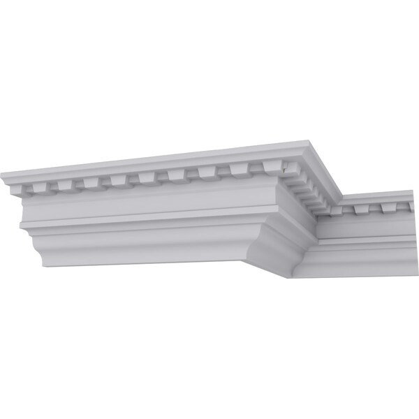 Ekena Millwork 3 3/8"H x 3 3/8"P x 4 3/4"F x 94 1/2"L Devon Crown Moulding - MLD03X03X04DE