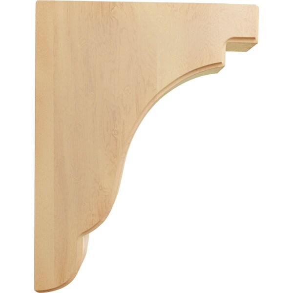 Ekena Millwork 1 3/4"W x 7 1/4"D x 9 1/2"H Bedford Wood Bracket, Red Oak - BKTW02X07X10BERO