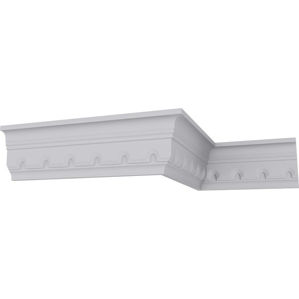 Ekena Millwork 2 7/8"H x 1 1/2"P x 3 1/4"F x 94 1/2"L Dentil Crown Moulding - MLD02X01X03DE