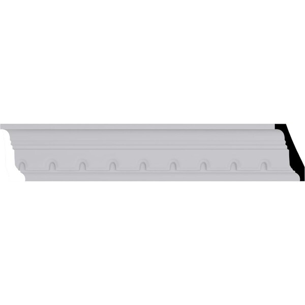Ekena Millwork 2 7/8"H x 1 1/2"P x 3 1/4"F x 94 1/2"L Dentil Crown Moulding - MLD02X01X03DE