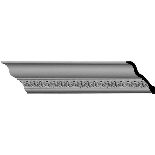 Ekena Millwork SAMPLE - 3"H x 2 7/8"P x 4 1/8"F x 12"L Lanarkshire Crown Moulding - SAMPLE-MLD03X02X04LA