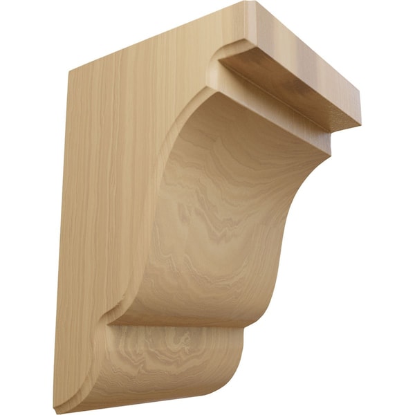 Ekena Millwork 5 1/4"W x 5"D x 7 1/2"H Bedford Bracket, Cherry - BKTW05X05X08BECH