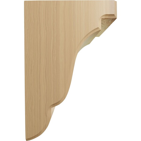Ekena Millwork 5 1/4"W x 5"D x 7 1/2"H Bedford Bracket, Cherry - BKTW05X05X08BECH