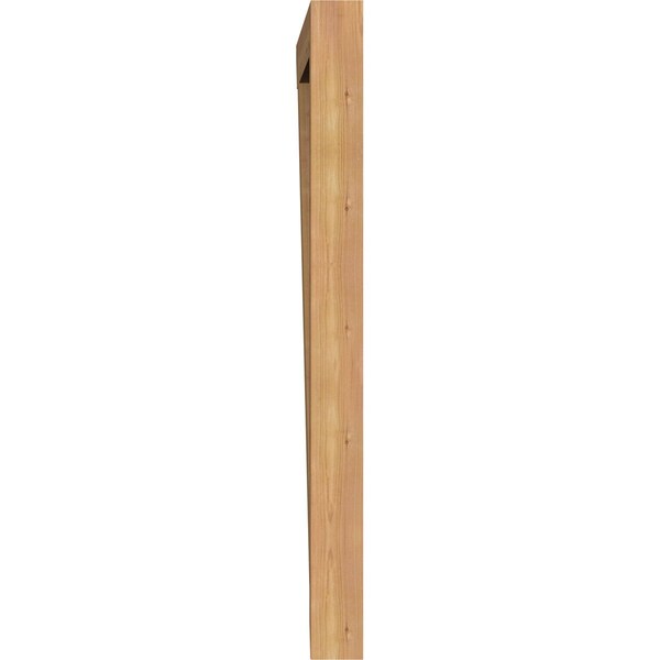 Ekena Millwork Olympic Slat Smooth Bracket, Western Red Cedar, 3 1/2"W x 40"D x 44"H - BKT04X40X44OLY06SWR