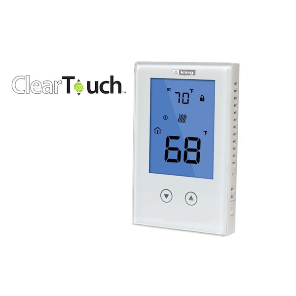 King Electric 120, 208 & 240V Double Pole Non-Programmable Line Voltage Thermostats - 15A - KI316311